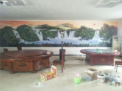 漯河墙绘-写实风景