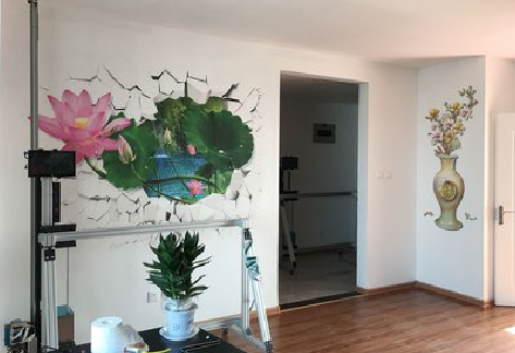 漯河墙体彩绘相比墙纸的优势。