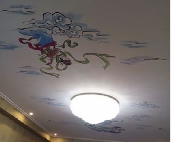 漯河如何快速绘制天花板上的手绘墙？