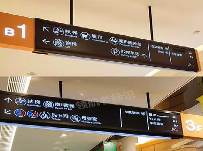 漯河如何通过商场标识牌引导客流分布？