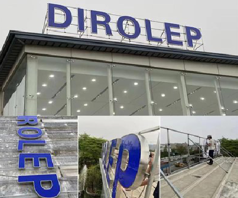 漯河楼顶发光字安装的注意事项。